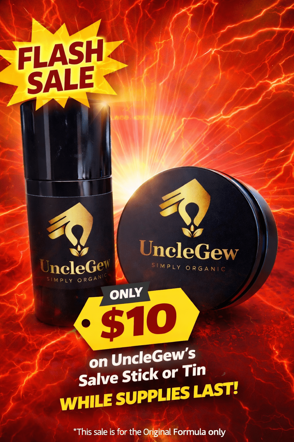 Unclegew's Original Formula Stick Or Tin